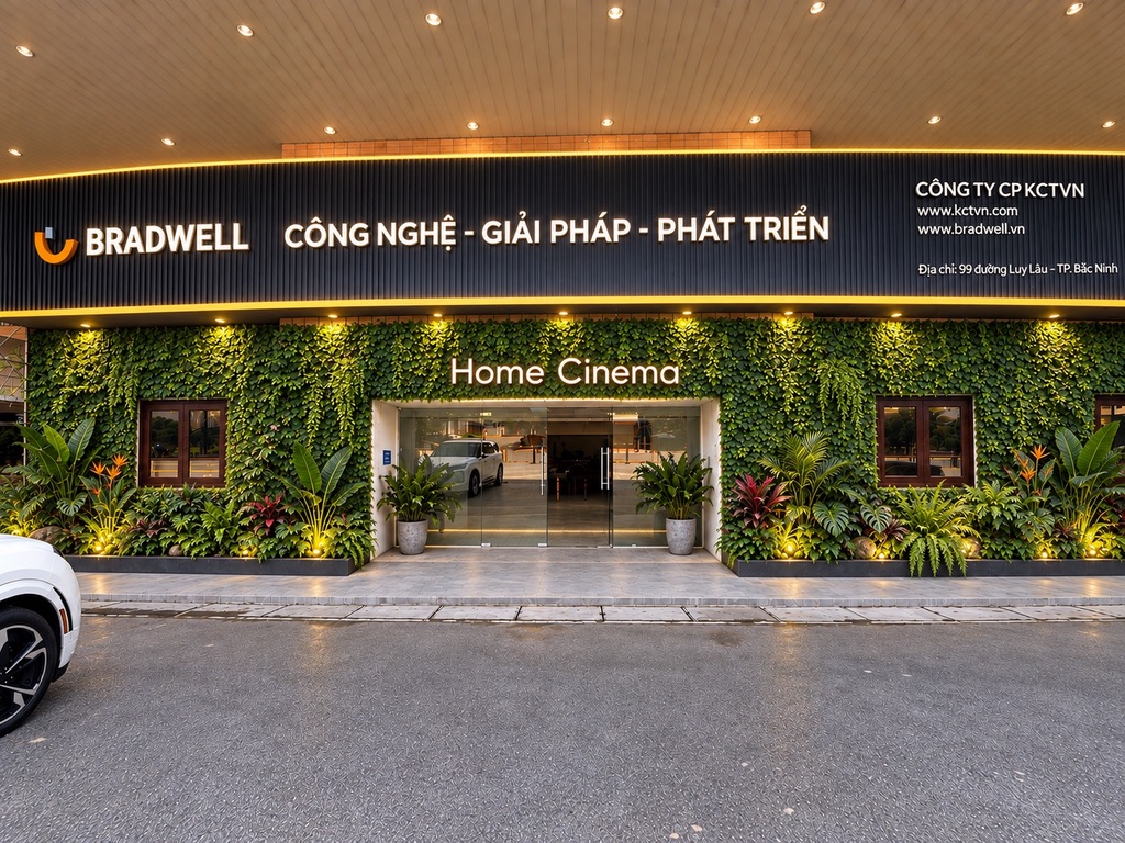 Showroom Home Cinema Bradwell tại 99 đường Luy Lâu, TP. Bắc Ninh